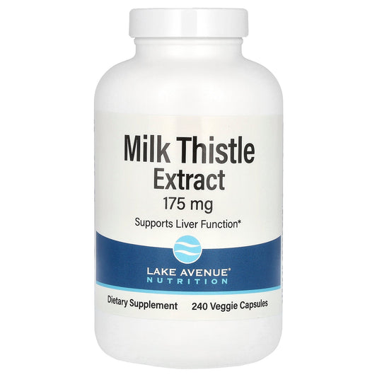 Lake Avenue Nutrition, Milk Thistle Extract, 175 mg, 240 Veggie Capsules