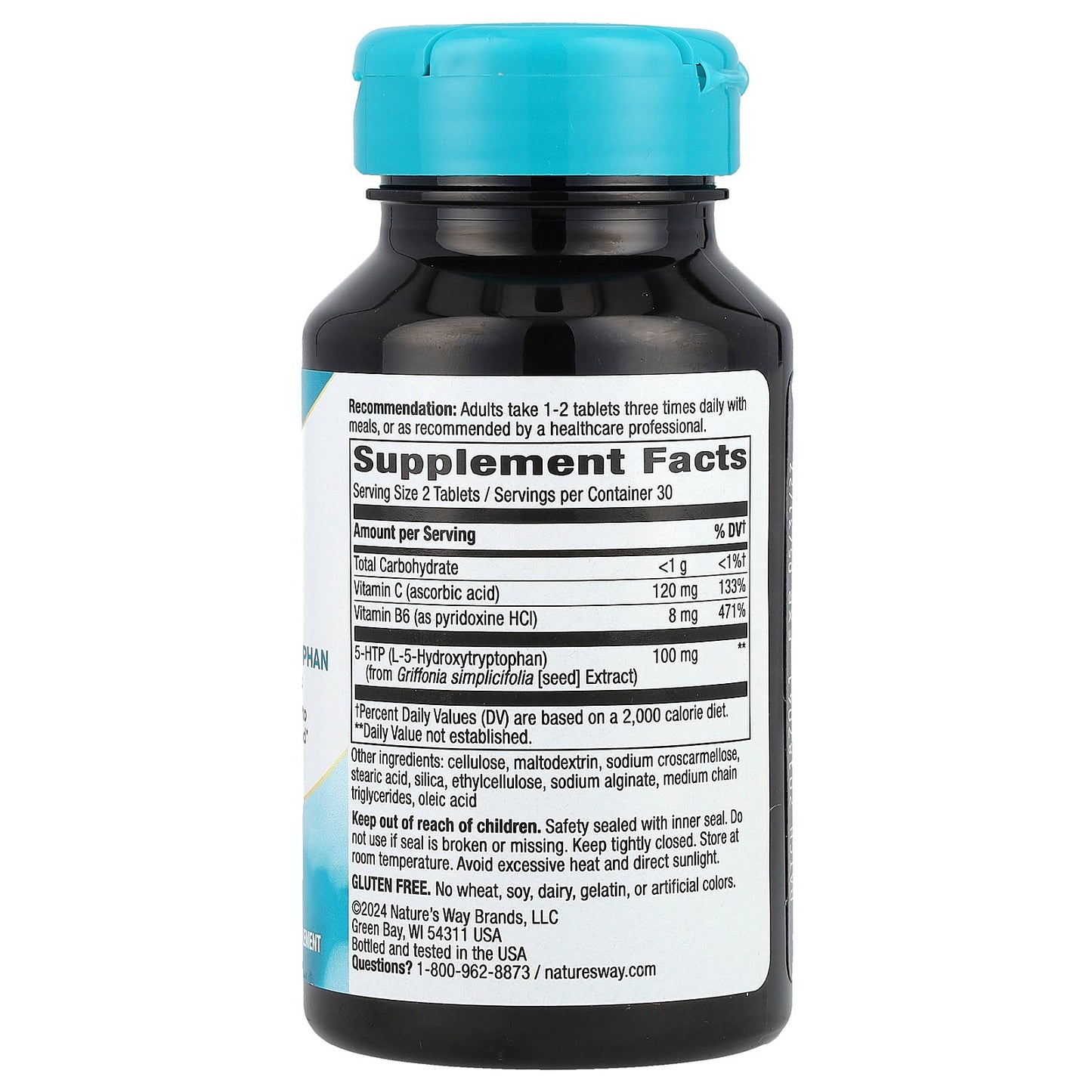 Nature's Way, 5-HTP, 60 Tablets