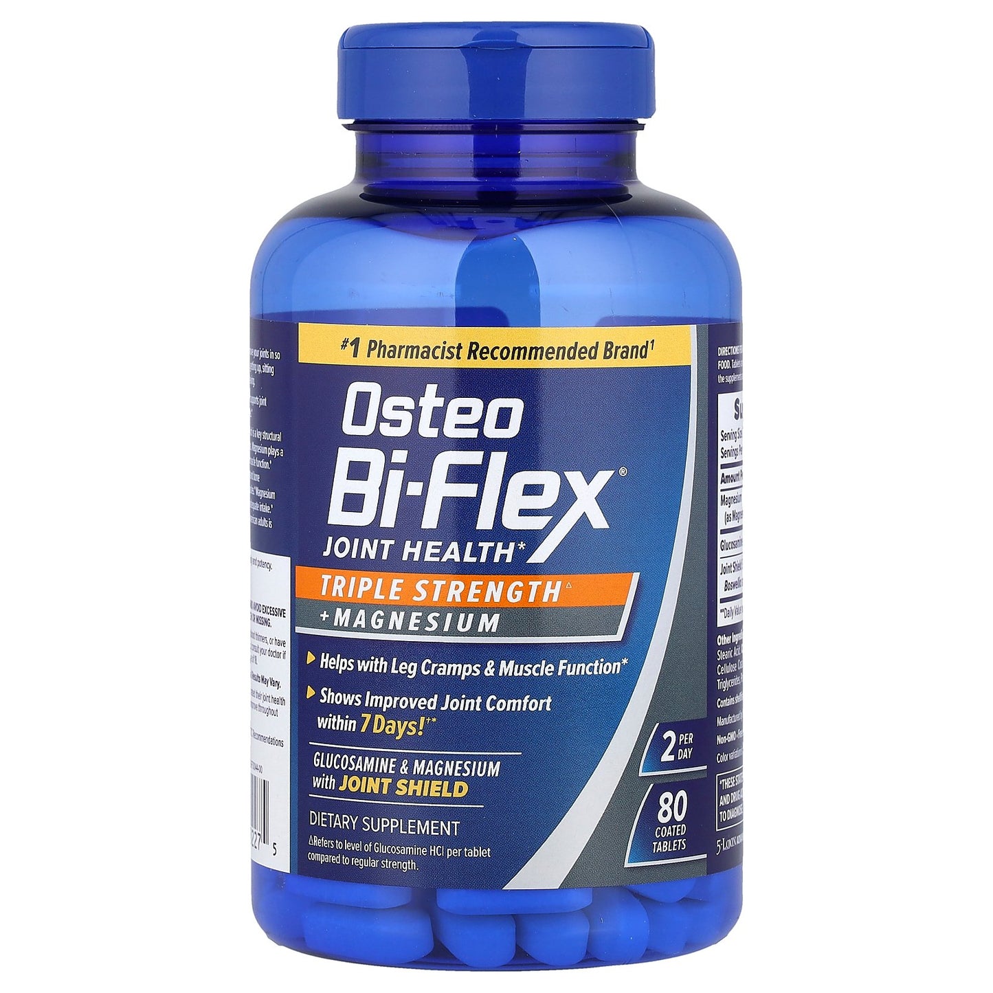 Osteo Bi-Flex, Joint Health, Triple Strength + Magnesium, 80 Coated Tablets