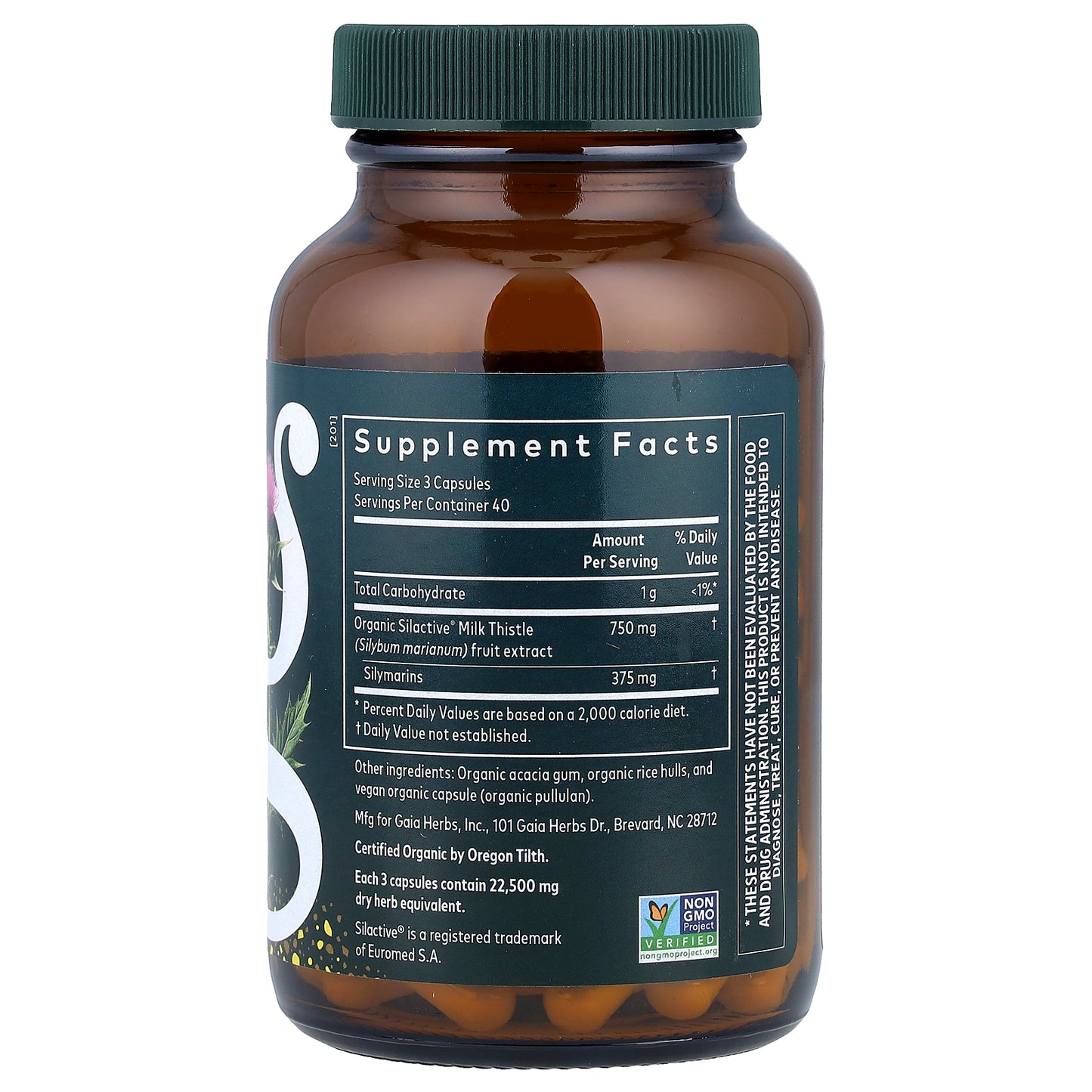 Gaia Herbs, Milk Thistle, 120 Vegan Capsules