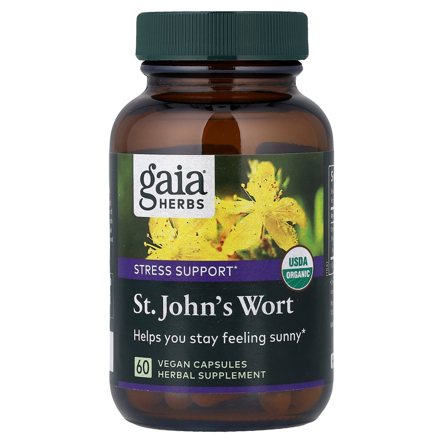 Gaia Herbs, St. John's Wort, 60 Vegan Capsules