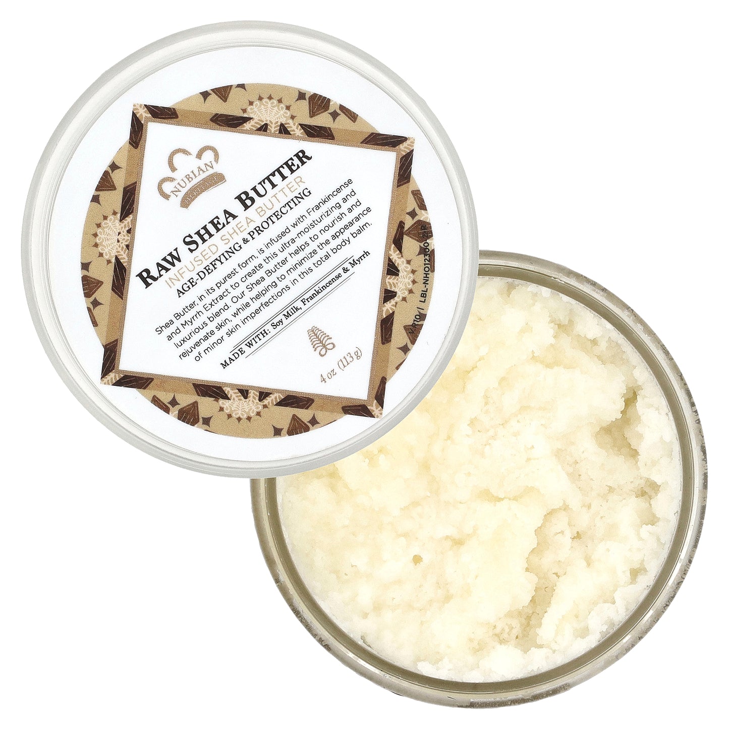 Nubian Heritage, Raw Shea Butter, Infused Shea Butter, 4 oz (113 g)