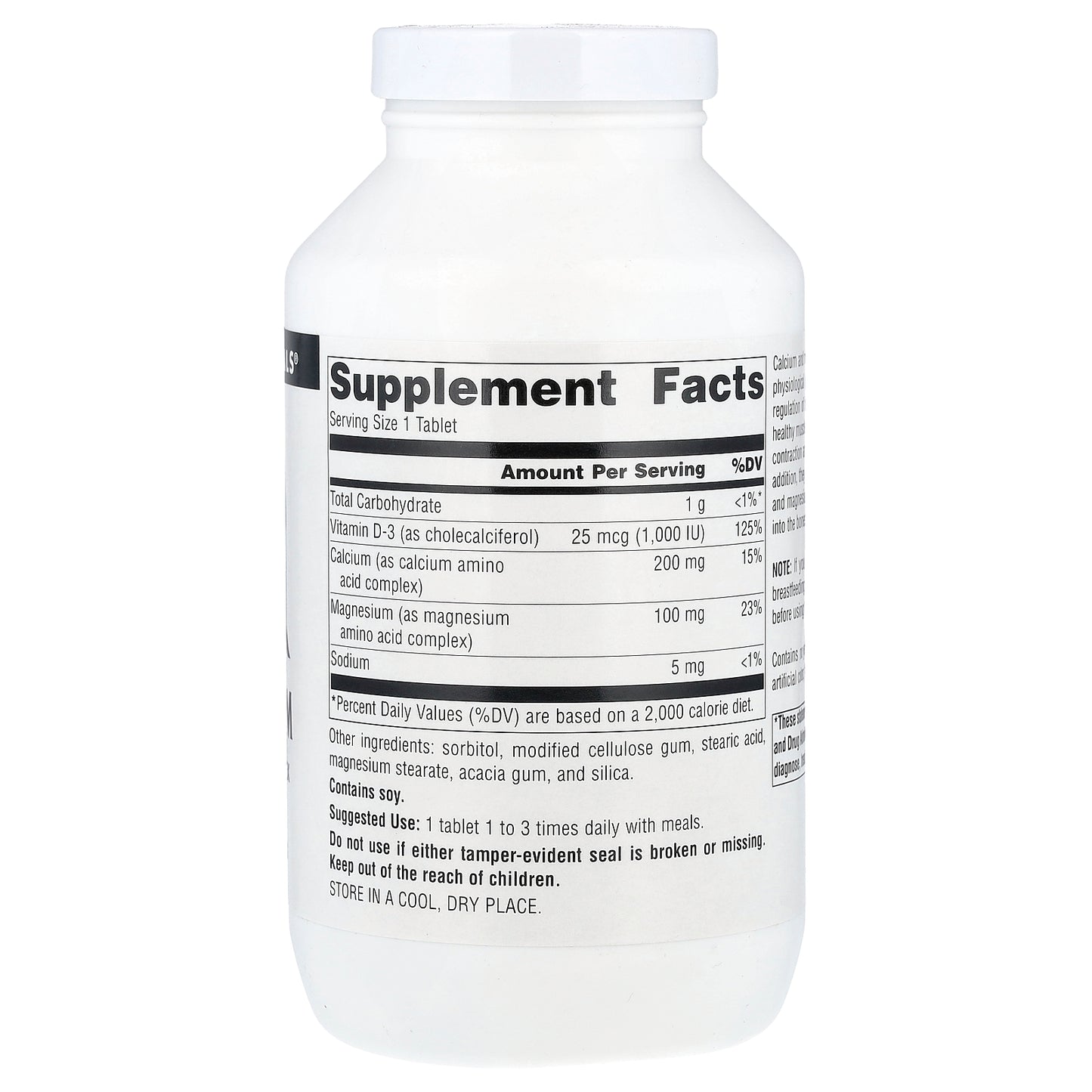 Source Naturals, Calcium & Magnesium, 250 Tablets