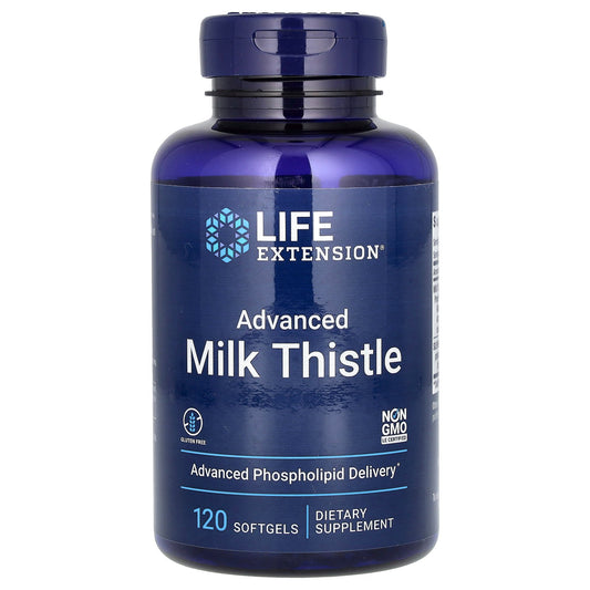 Life Extension, Advanced Milk Thistle, 120 Softgels
