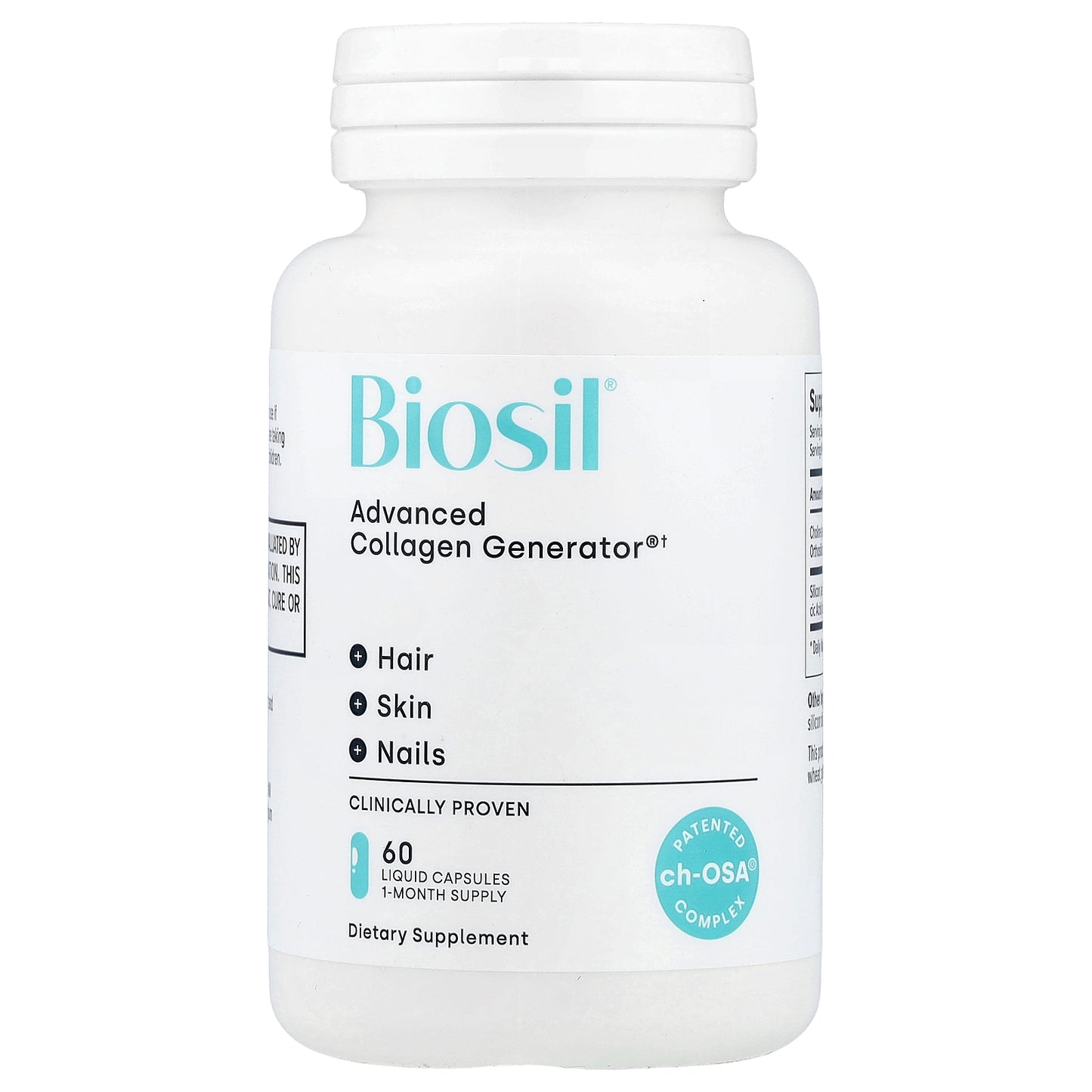 Biosil, Advanced Collagen Generator®, 60 Liquid Capsules