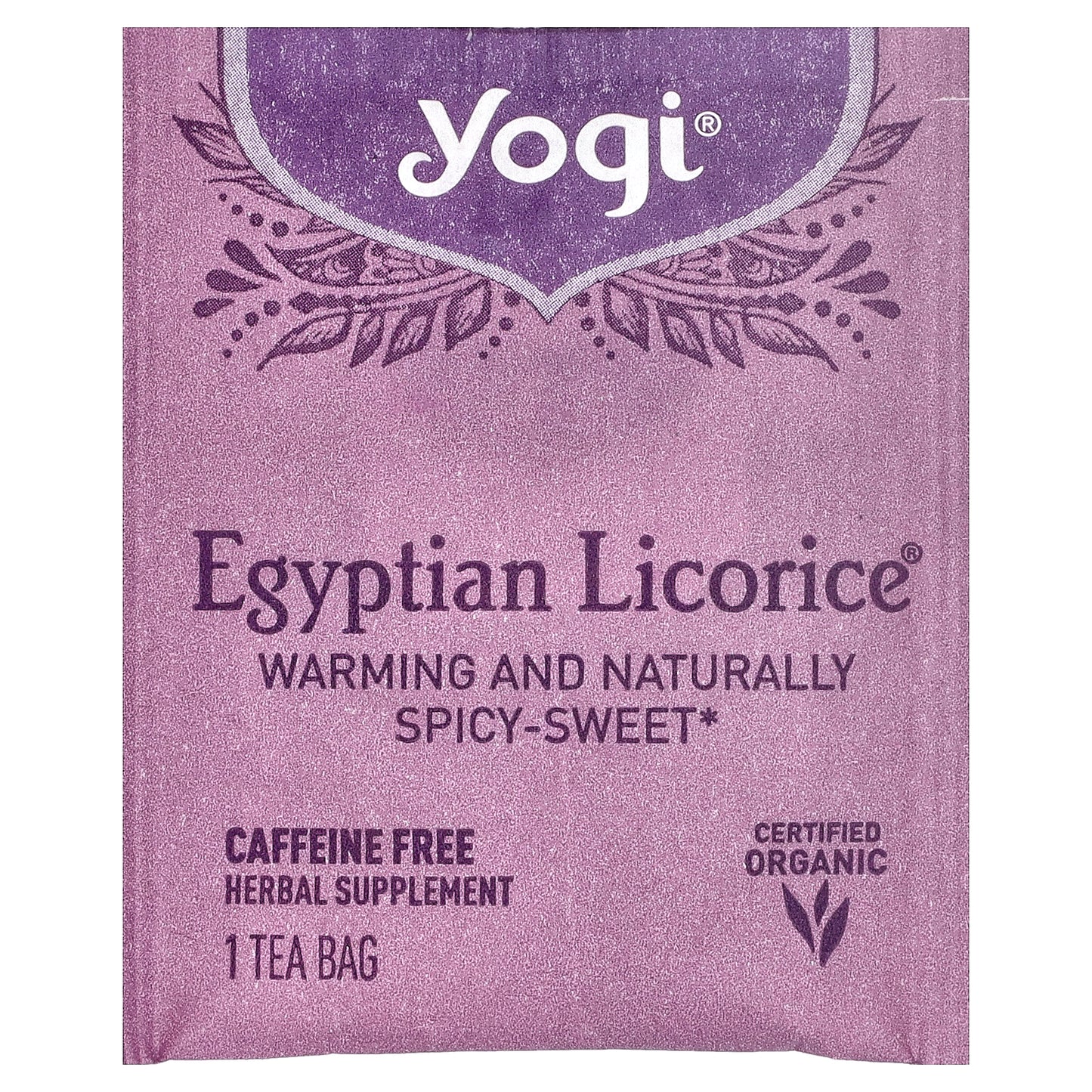 Yogi Tea, Egyptian Licorice®, Caffeine Free, 16 Tea Bags, 1.27 oz (36 g)