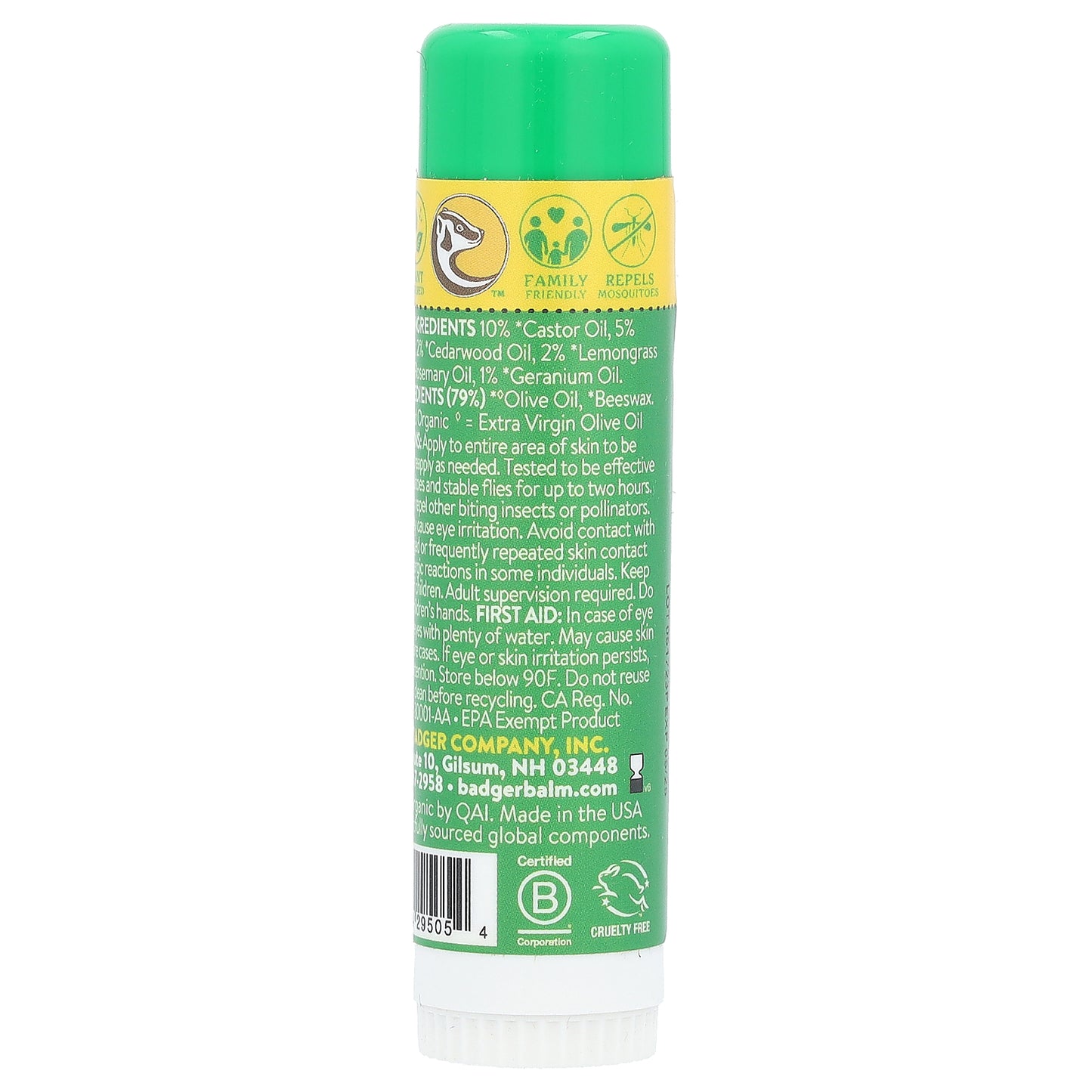 Badger, Anti-Bug Balm, 0.6 oz (17 g)