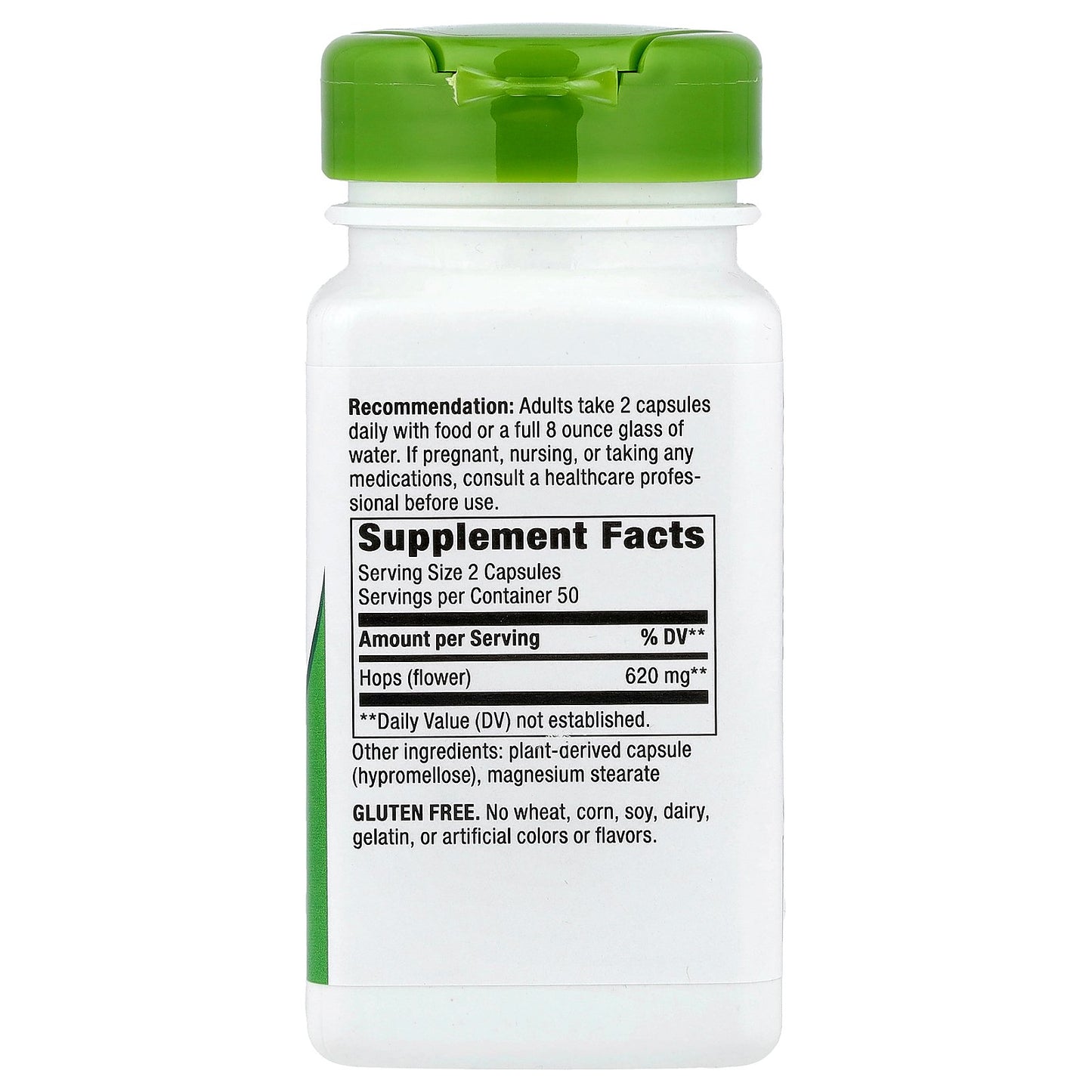 Nature's Way, Hops Flowers, 100 Vegan Capsules (310 mg per Capsule)