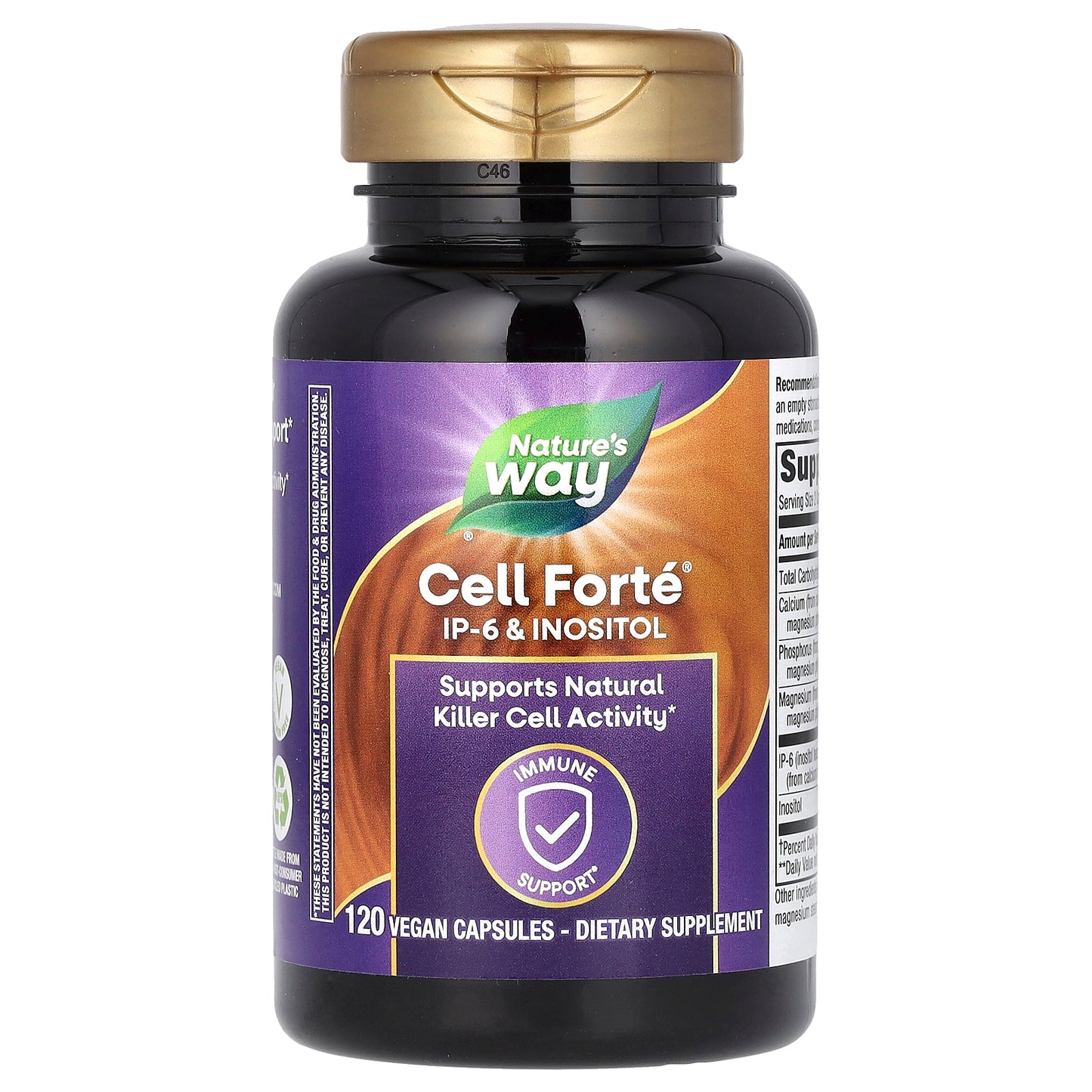 Nature's Way, Cell Forte, IP-6 & Inositol, 120 Vegan Capsules