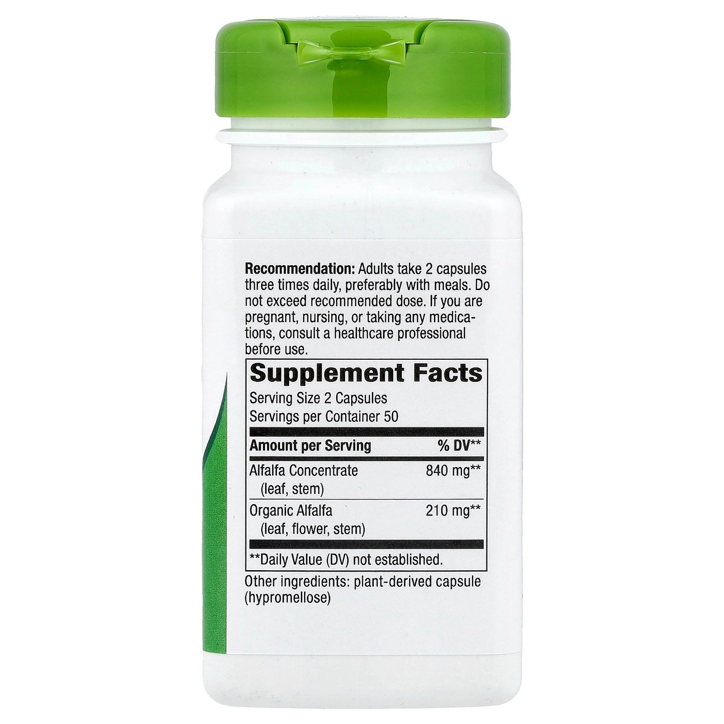 Nature's Way, Alfa-Max®, Alfalfa Concentrate, 100 Vegan Capsules