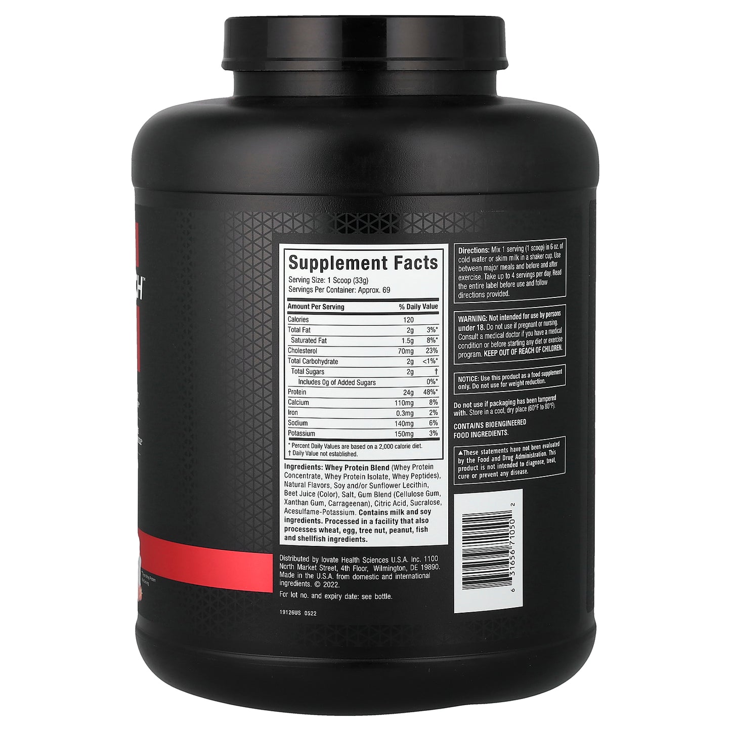 MuscleTech, Nitro-Tech® 100% Whey Gold, Strawberry Shortcake, 5 lbs (2.27 kg)