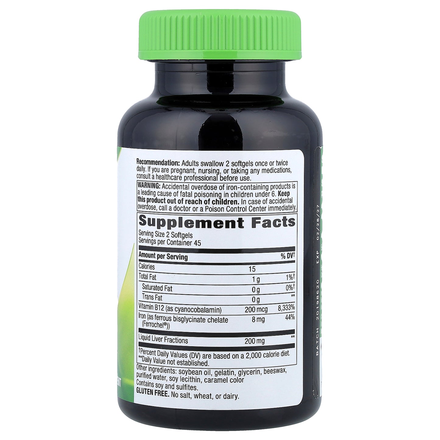 Nature's Way, Energizing Iron™, 90 Softgels