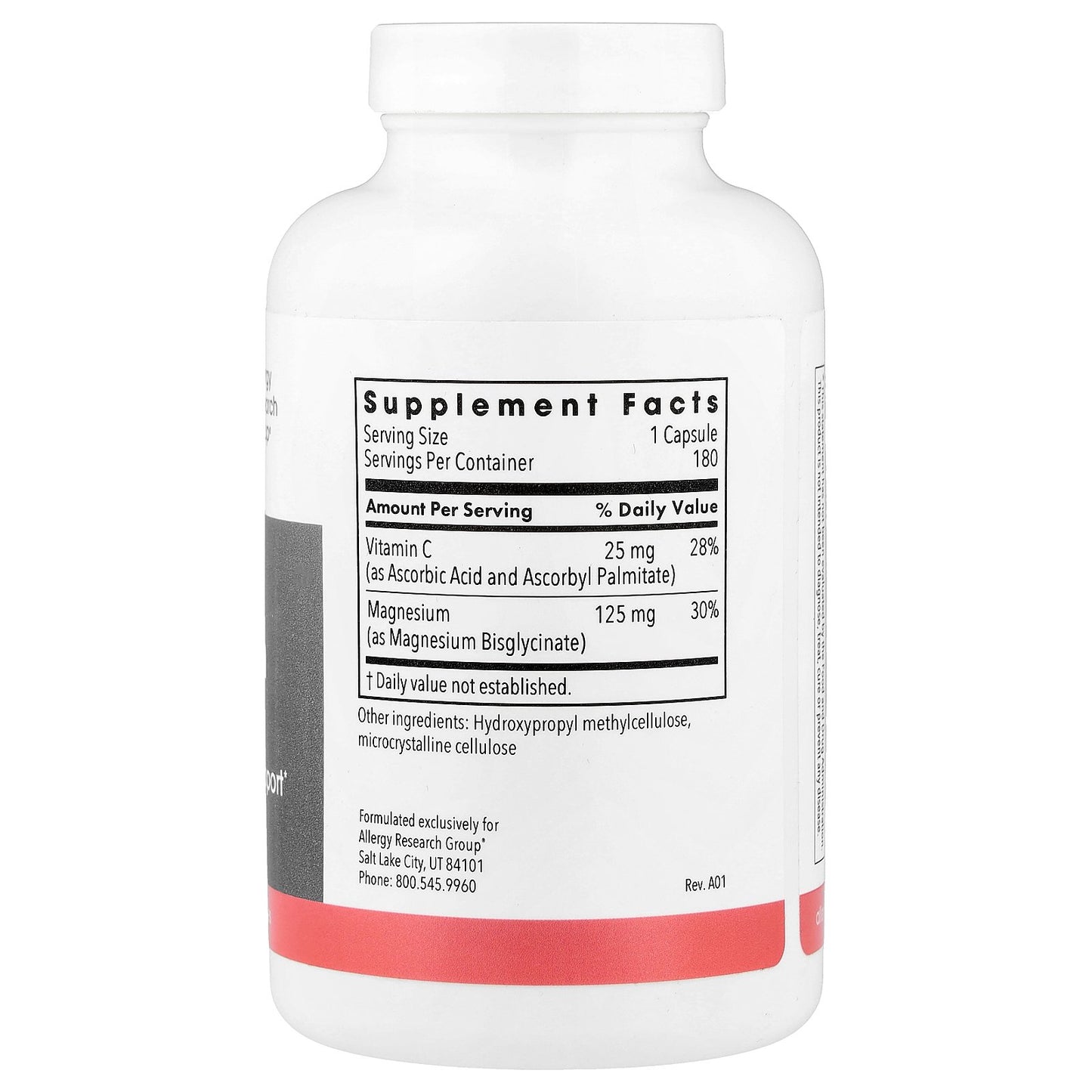 Metabolic Maintenance, Magnesium Glycinate, 180 Vegetarian Capsules