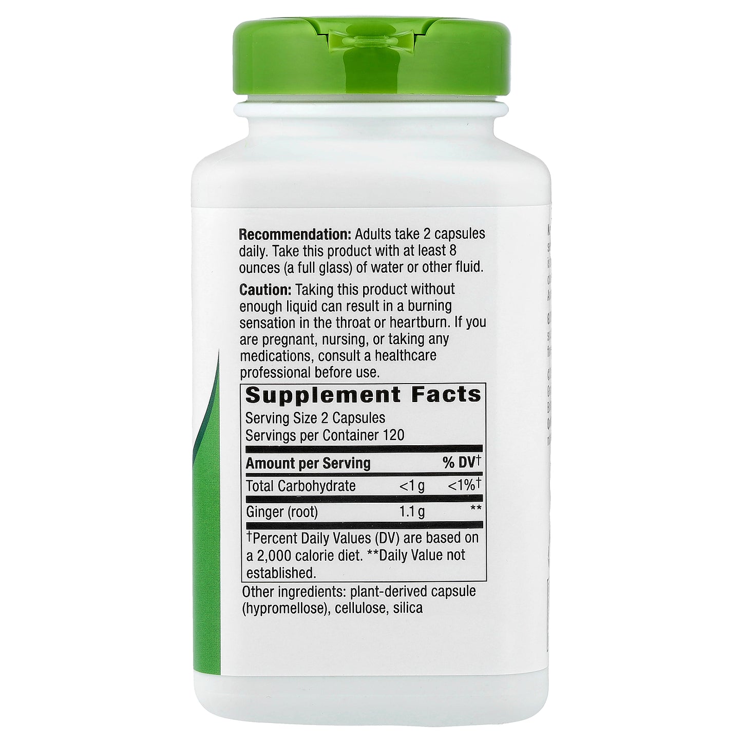 Nature's Way, Ginger Root, 240 Vegan Capsules (0.55 mg per Capsule)