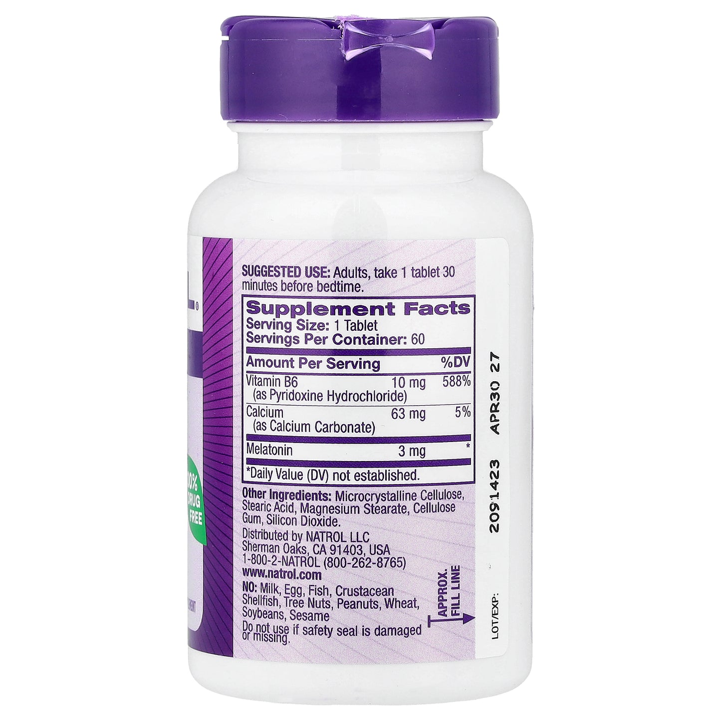 Natrol, Melatonin, 60 Tablets