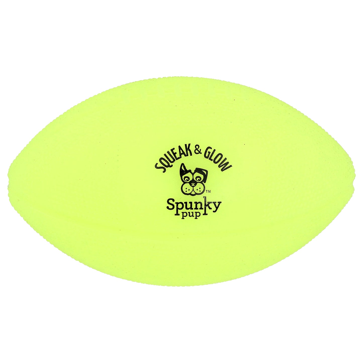 Spunky Pup, Squeak & Glow Football, 1 Toy