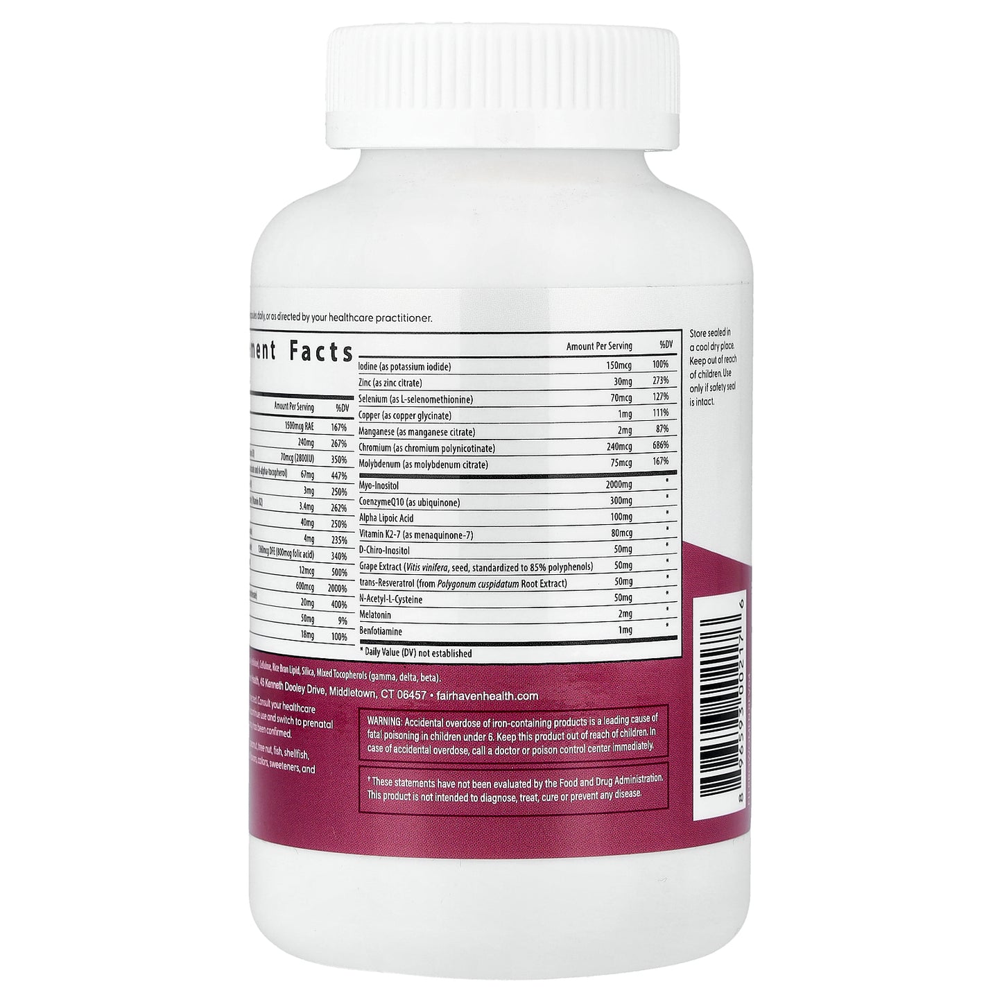 Fairhaven Health, FH Pro® For Women, 180 Capsules