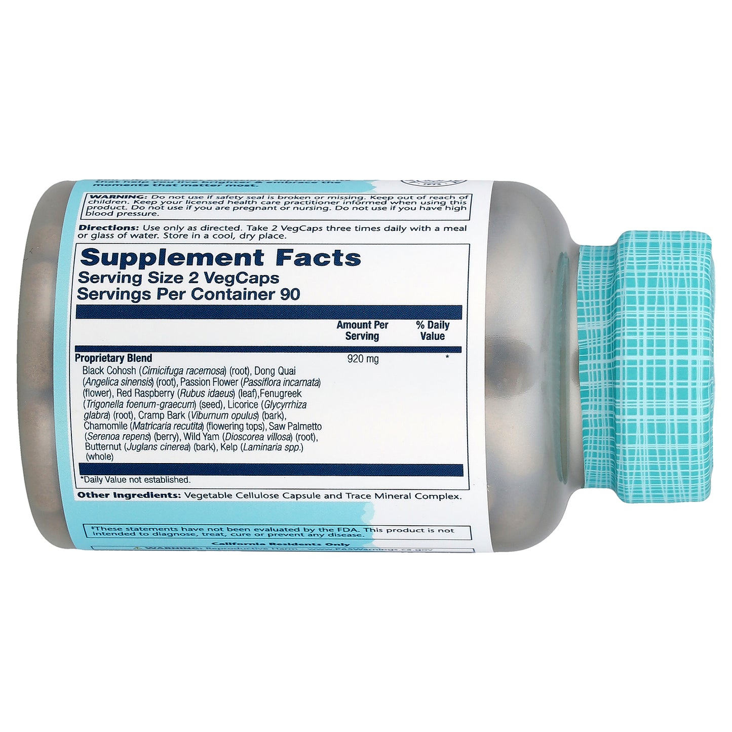 Solaray, Female Hormone Blend SP-7C™, 180 VegCaps