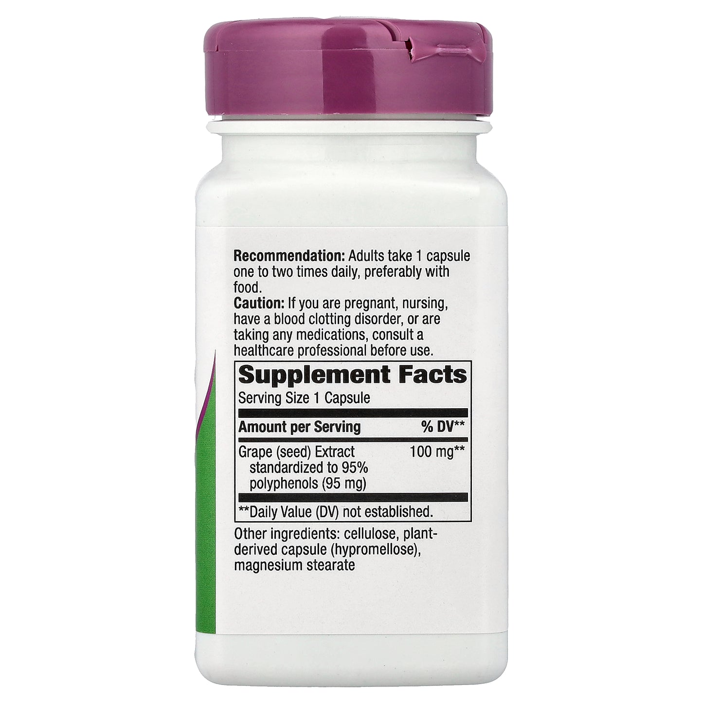 Nature's Way, Grape Seed, 100 mg, 60 Vegan Capsules