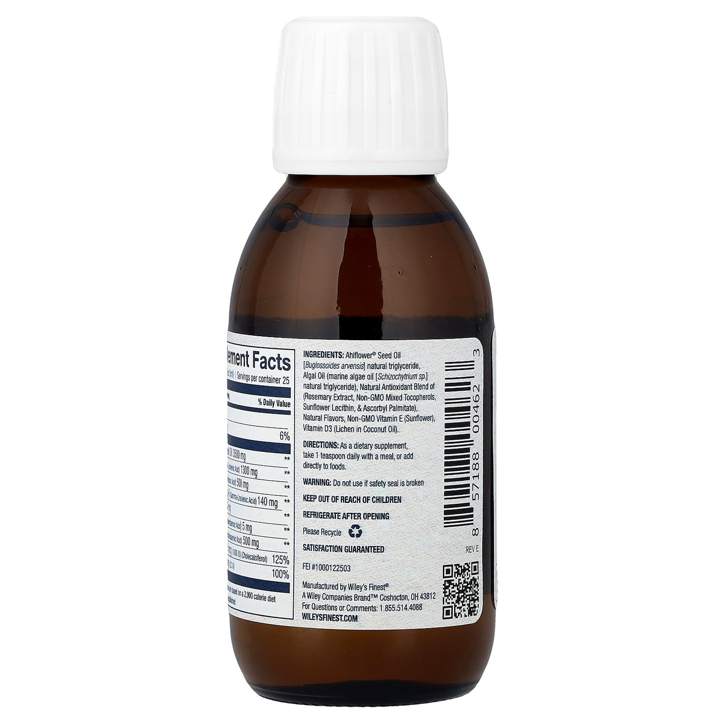 Wiley's Finest, CatchFree Omega, Tropical Mango, 4.23 fl oz (125 ml)