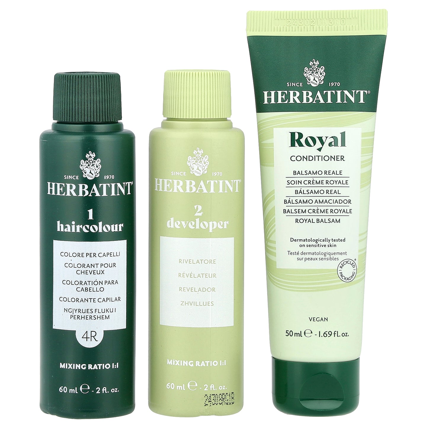 Herbatint, Permanent Haircolor Gel, 4R Copper Chestnut, 5.75 fl oz (170 ml)