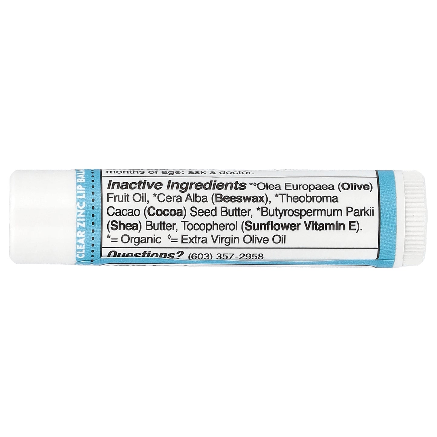 Badger, Sunscreen Lip Balm, SPF 15, Unscented, 0.15 oz (4.2 g)