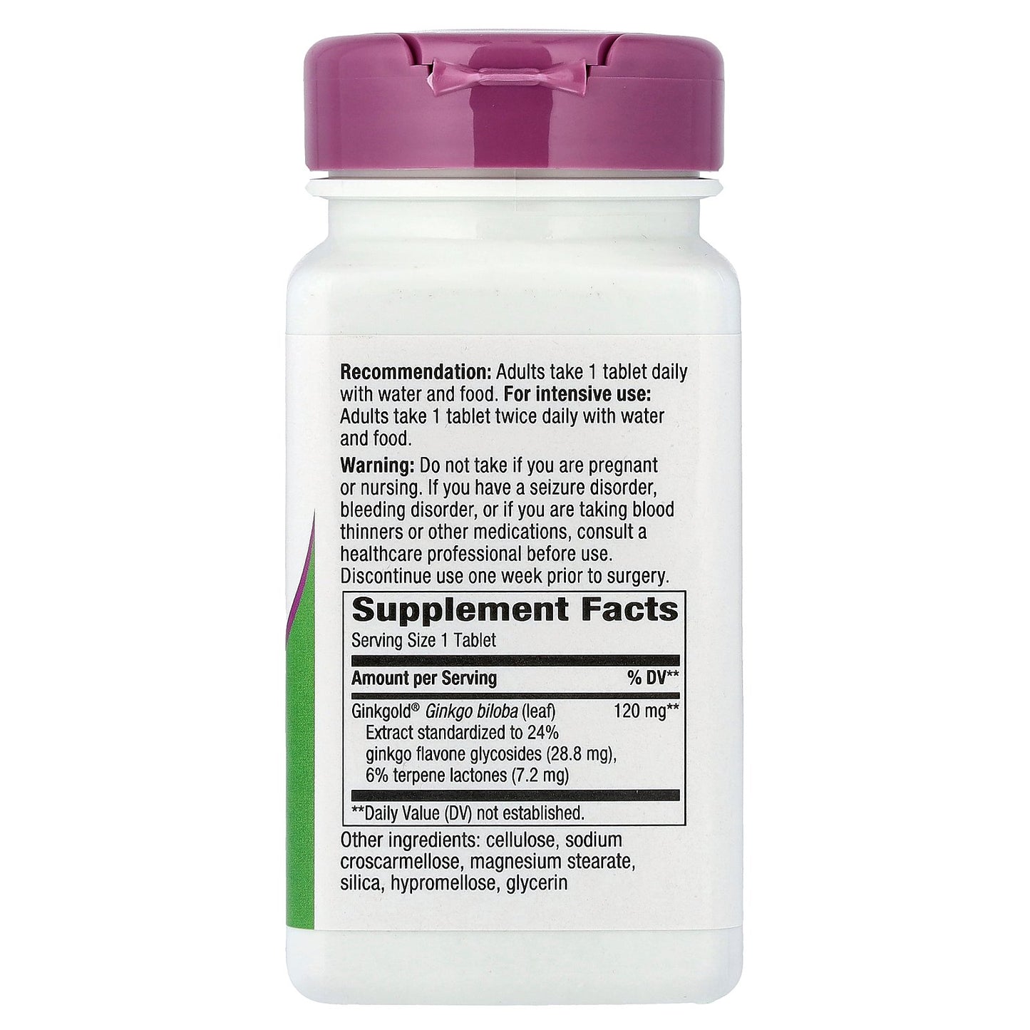 Nature's Way, Ginkgold® Max, 120 mg, 60 Tablets