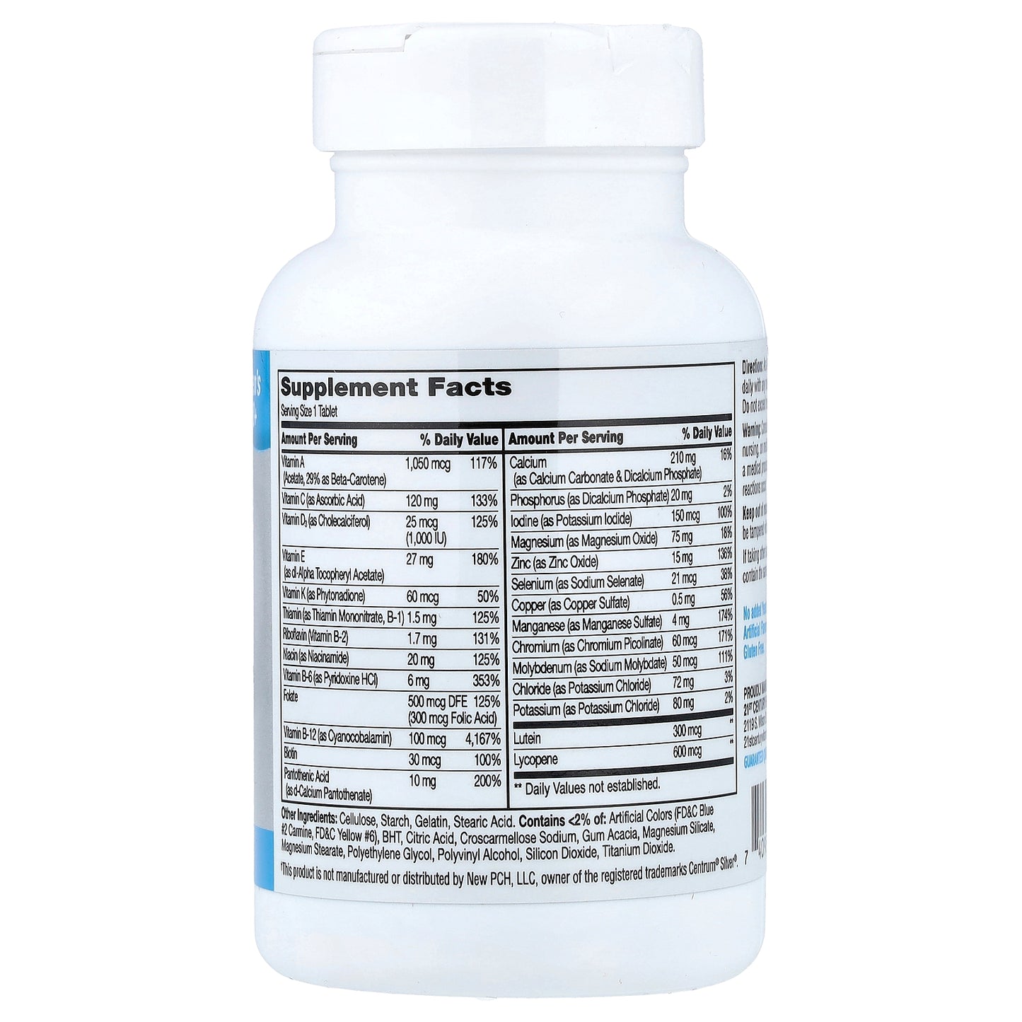 21st Century, Sentry Senior, Men's 50+, Multivitamin & Multimineral Supplement, 100 Tablets