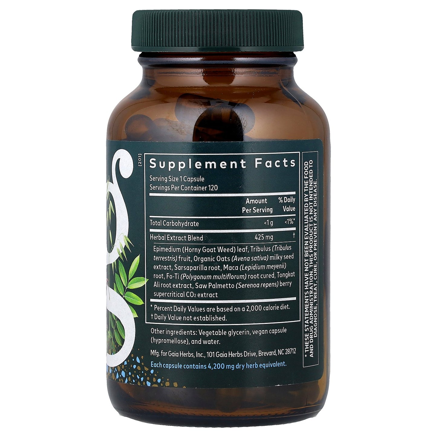 Gaia Herbs, Men, Male Libido, 120 Liquid Phyto-Caps®