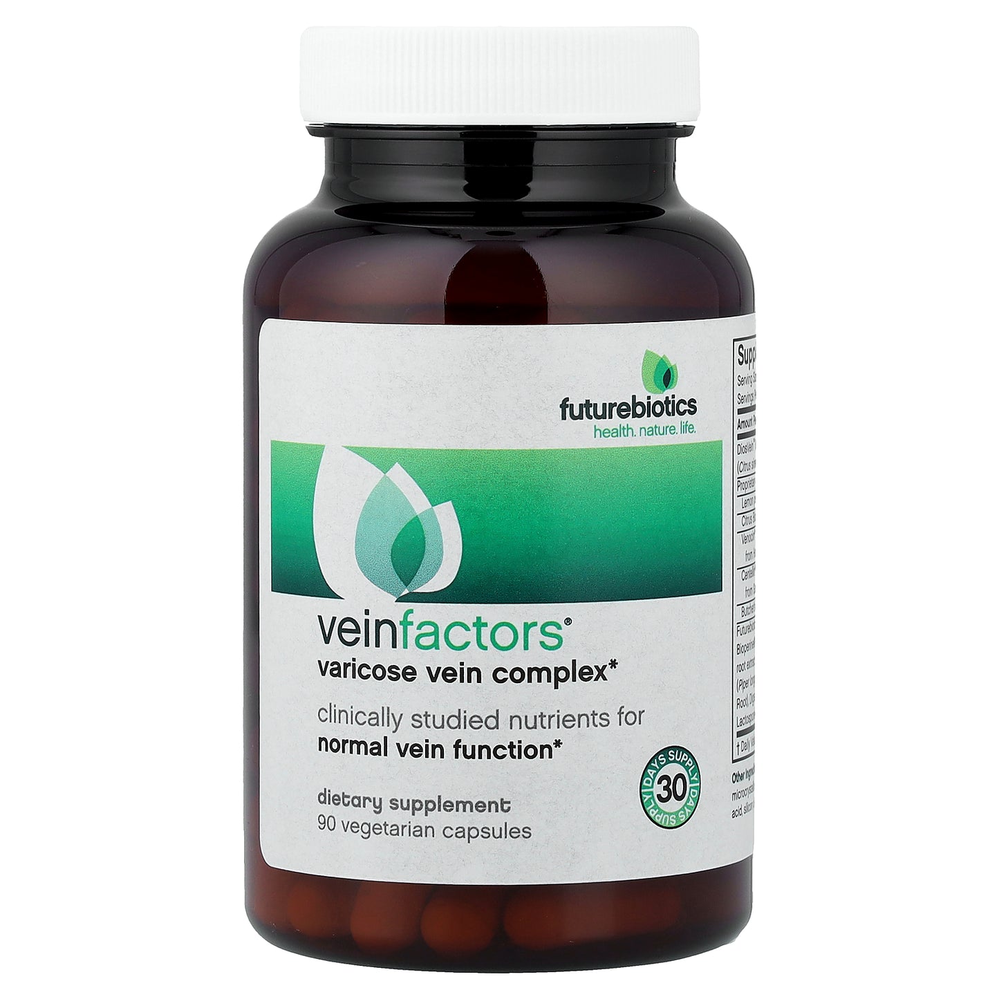 Futurebiotics, VeinFactors®, Varicose Vein Complex, 90 Vegetarian Capsules