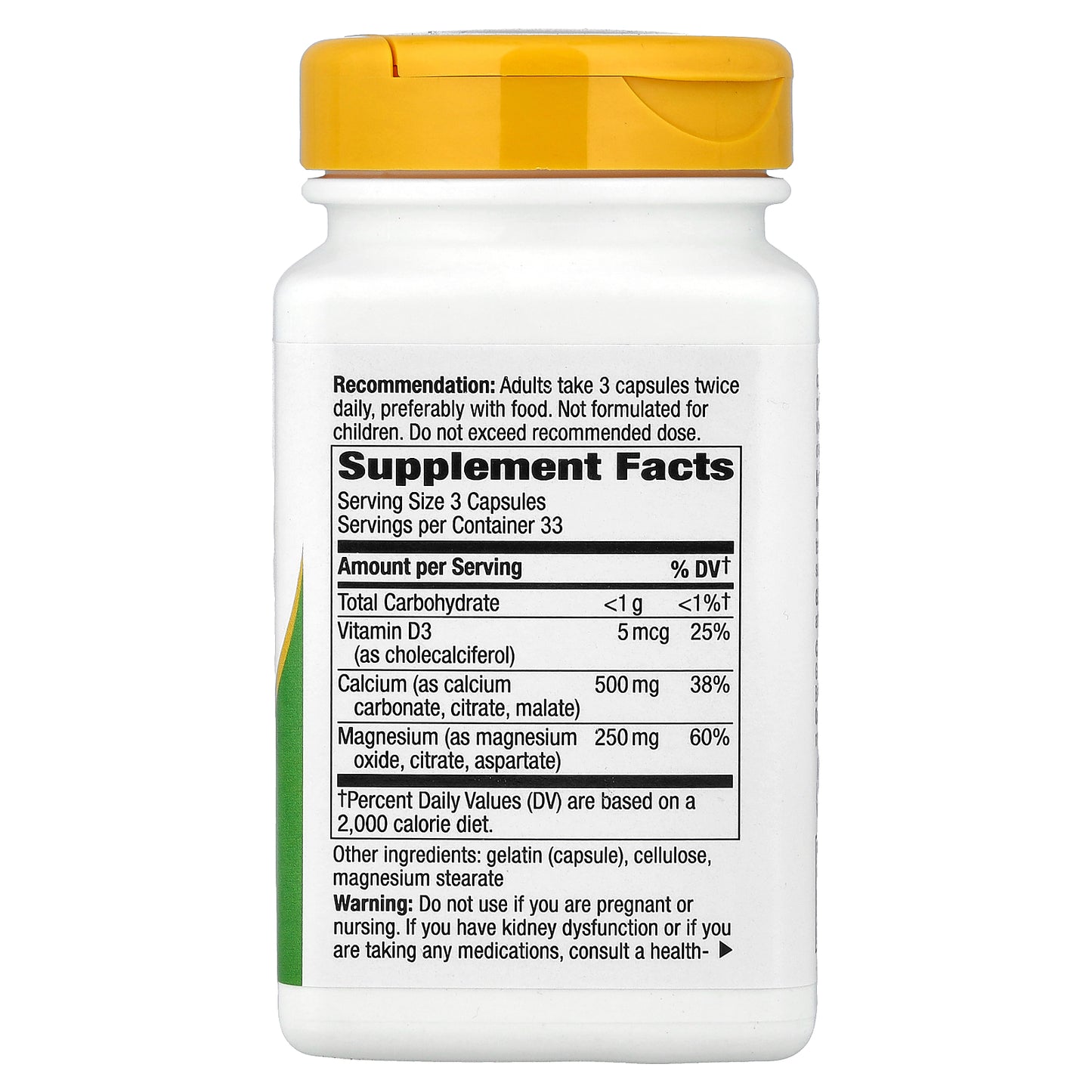 Nature's Way, Calcium Mag & D Complex, 100 Capsules