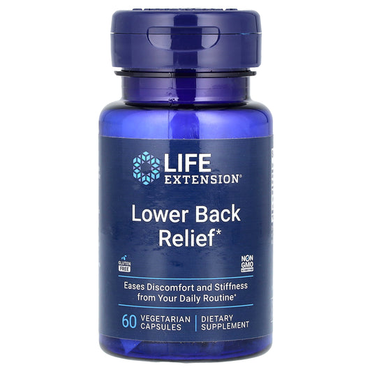 Life Extension, Lower Back Relief , 60 Vegetarian Capsules