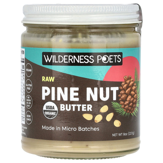 Wilderness Poets, Raw Pine Nut Butter, 8 oz (227 g)