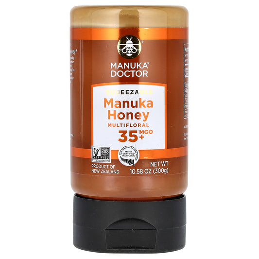 Manuka Doctor, Squeezable Monofloral Manuka Honey, MGO 35+, 10.58 oz (300 g)