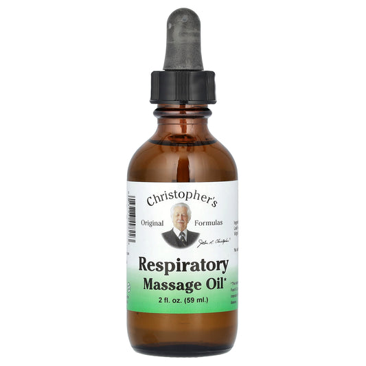 Christopher's Original Formulas, Respiratory Massage Oil, 2 fl oz (59 ml)