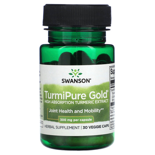 Swanson, TurmiPure Gold, 300 mg, 30 Veggie Caps
