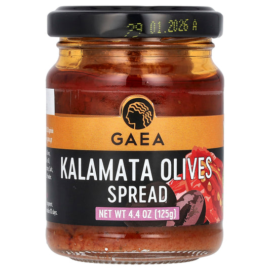Gaea, Kalamata Olives Spread, 4.4 oz (125 g)