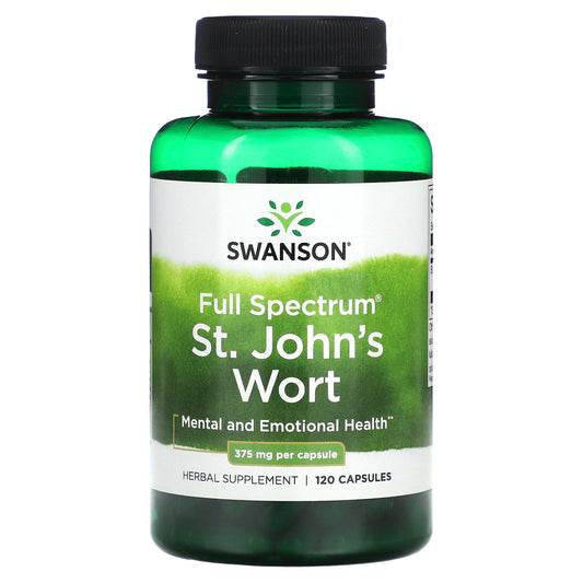 Swanson, Full Spectrum St. John's Wort, 375 mg , 120 Capsules
