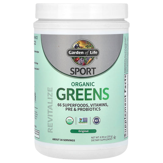 Garden of Life, Sport, Organic Greens, Original, 8.99 oz (255 g)