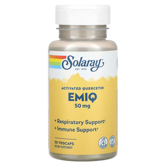 Solaray, Activated Quercetin, Emiq, 50 mg, 30 VegCaps
