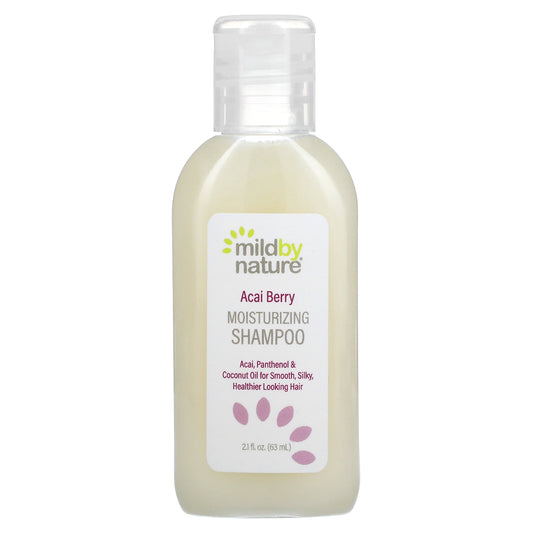 Mild By Nature, Acai Berry Moisturizing Shampoo, Travel Size, 2.1 fl oz (63 ml)