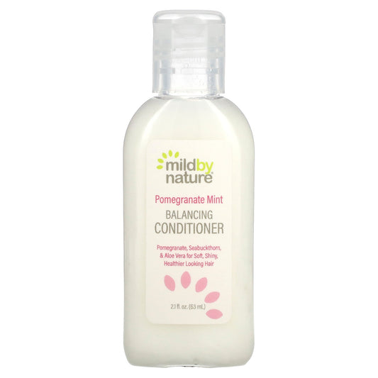 Mild By Nature, Pomegranate Mint Balancing Conditioner, Travel Size, 2.1 fl oz (63 ml)