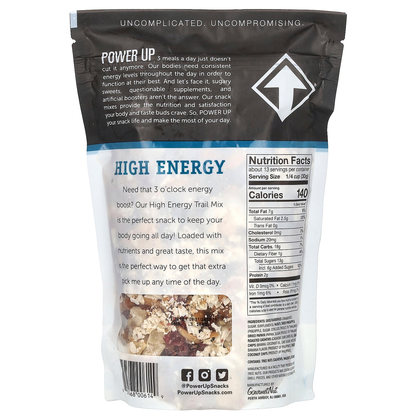 Power Up, Premium Trail Mix, High Energy, 14 oz (397 g)