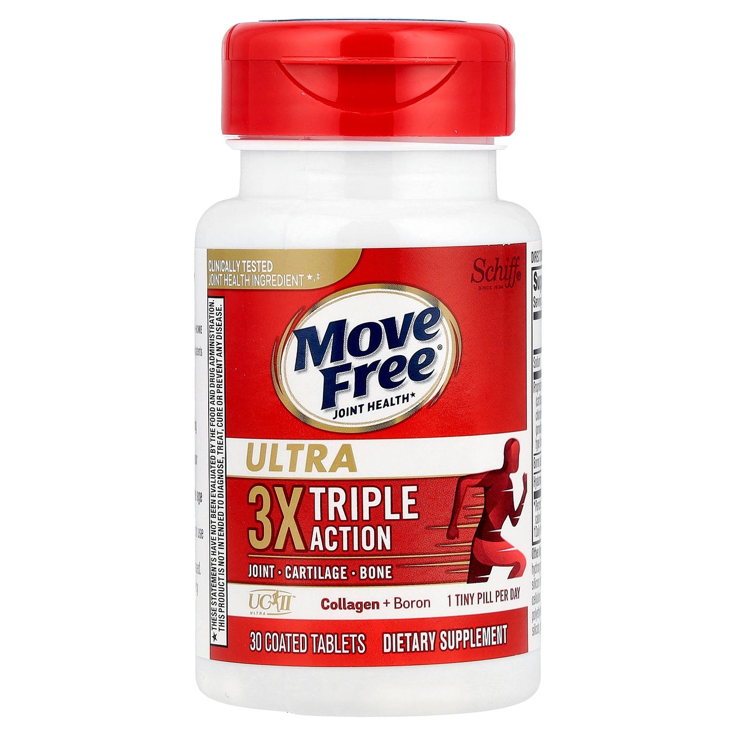 Schiff, Move Free® Joint Health, Ultra, Triple Action, 30 Coated Tablets