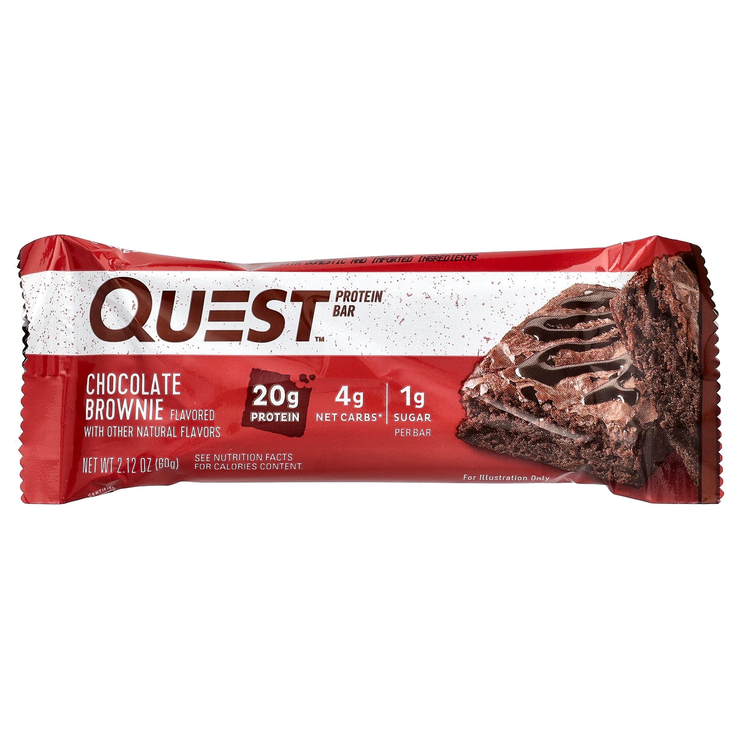 Quest Nutrition, Protein Bar, Chocolate Brownie, 12 Bars, 2.12 oz (60 g) Each