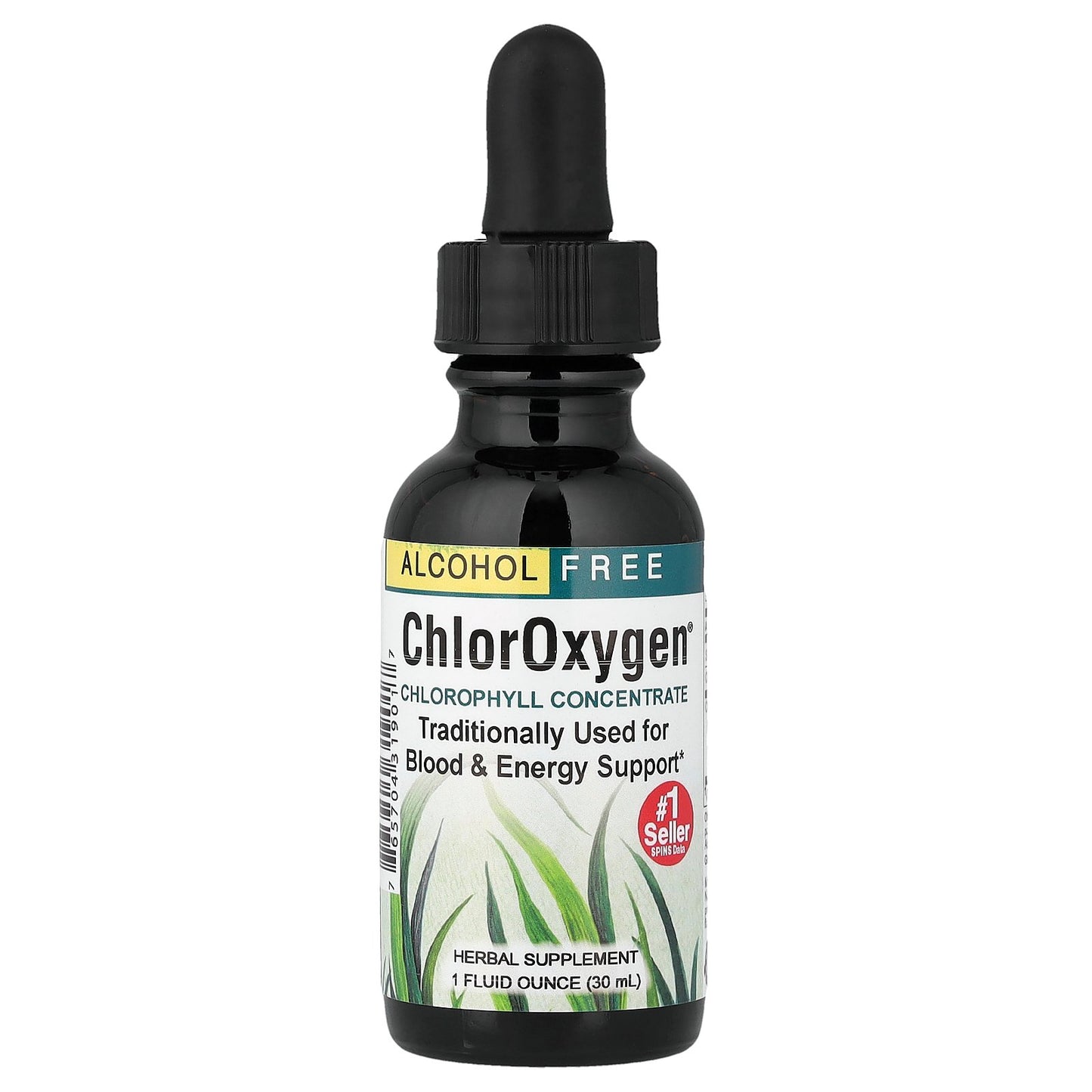 Herbs Etc., ChlorOxygen®, Chlorophyll Concentrate, Alcohol Free, 1 fl oz (30 ml)