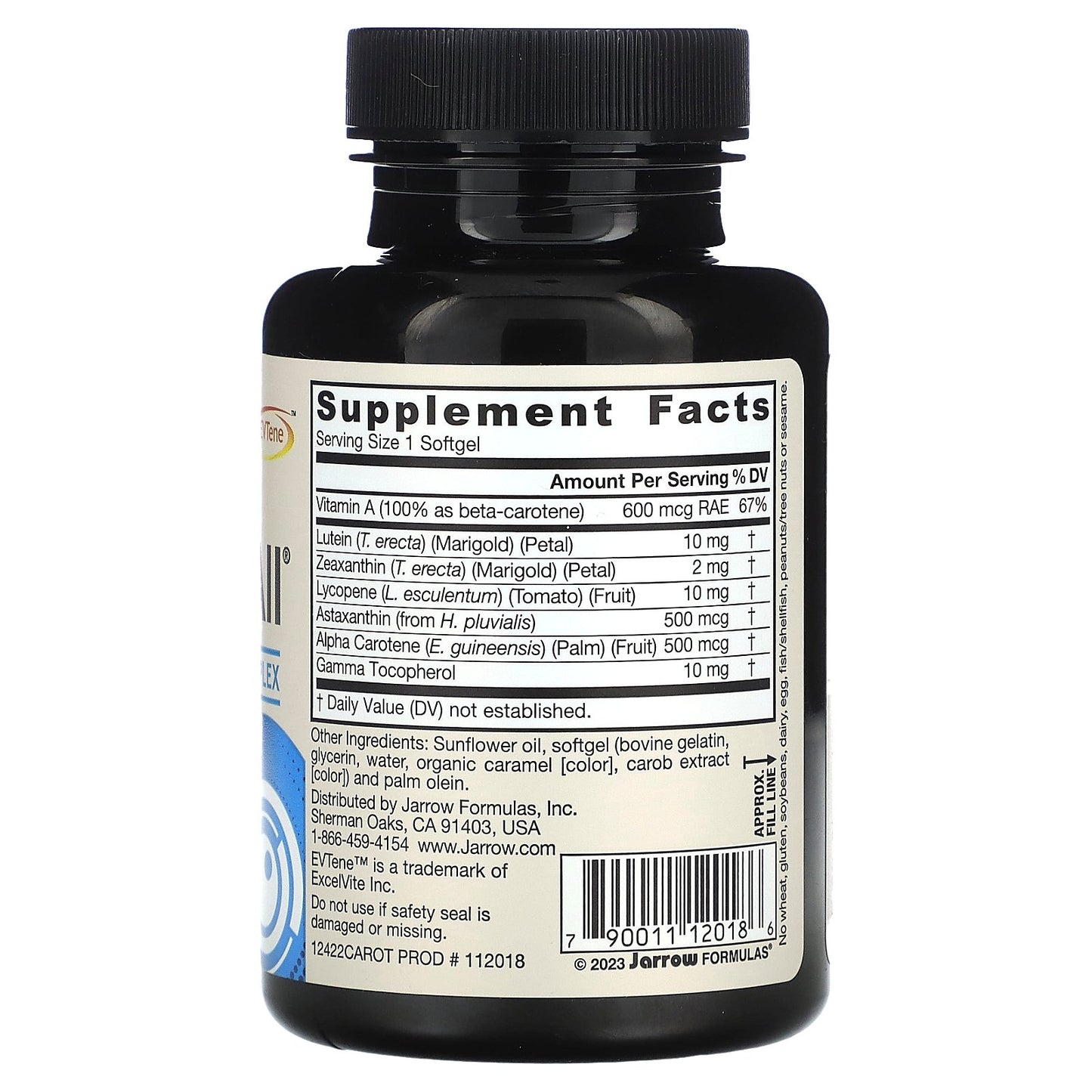 Jarrow Formulas, CarotenAll, Mixed Carotenoids Complex, 60 Softgels