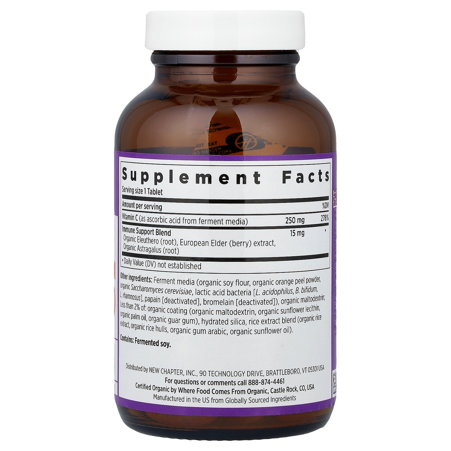 New Chapter, Fermented Vitamin C, 60 Vegan Tablets