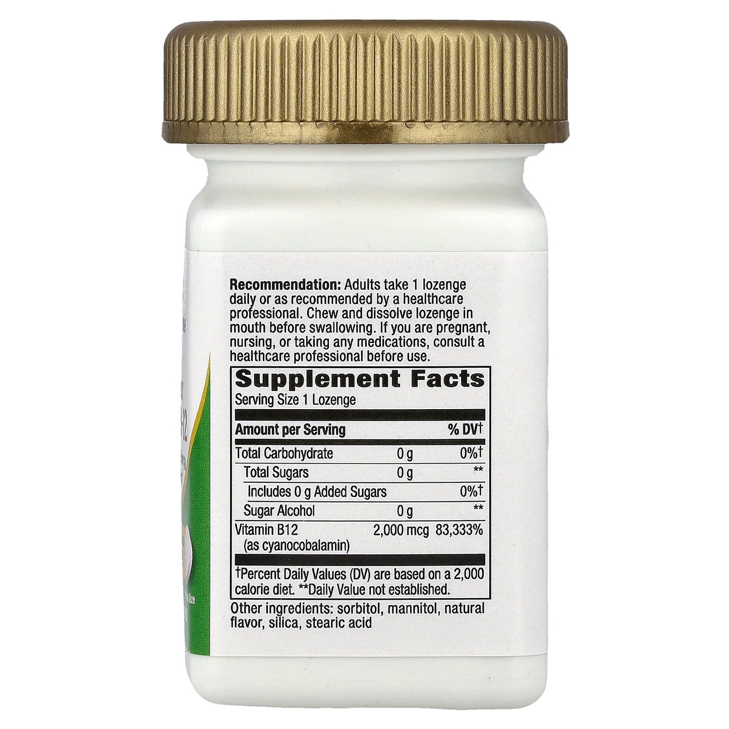 Nature's Way, Vitamin B-12, Cherry, 100 Vegan Lozenges