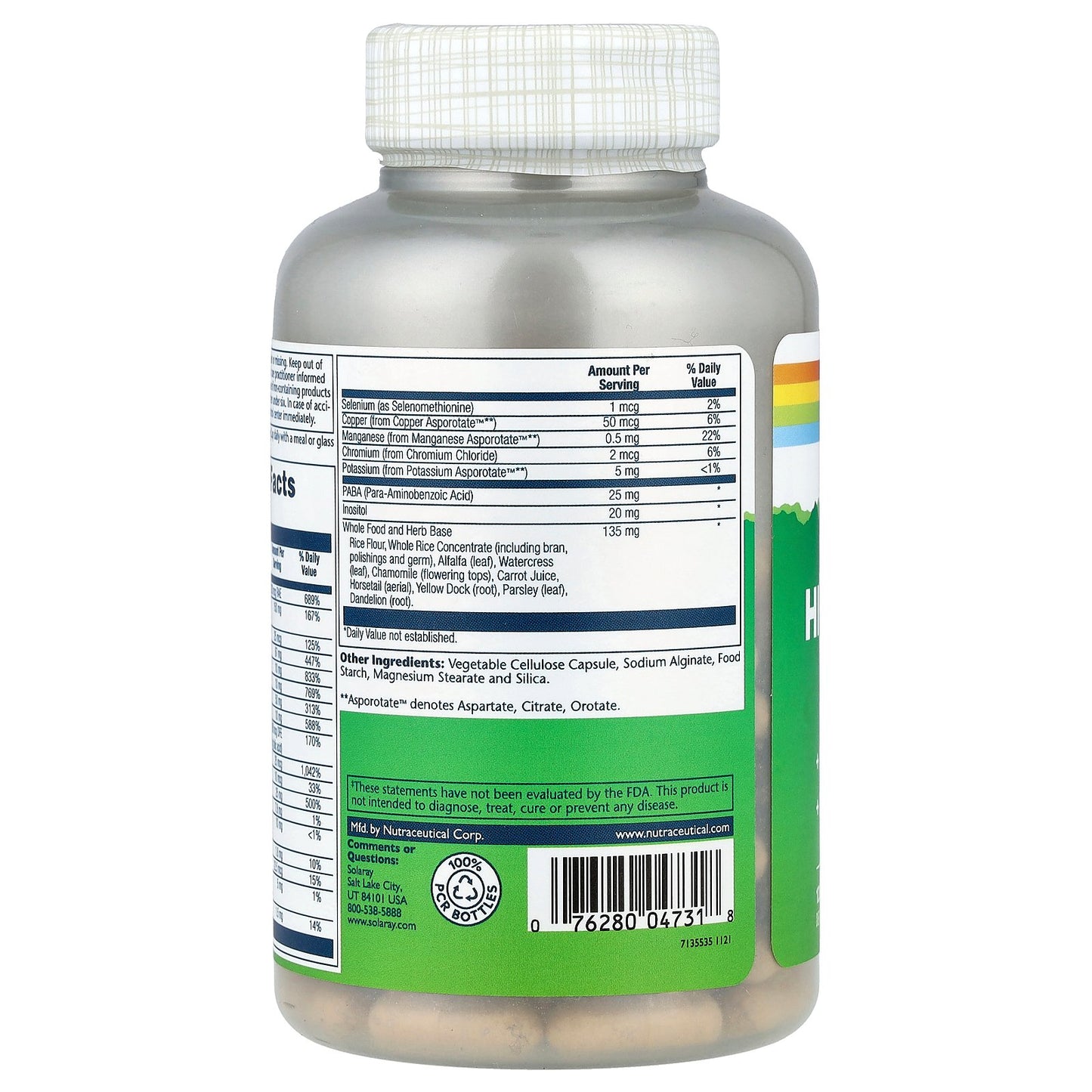 Solaray, Once Daily High Energy Multivitamin, 120 VegCaps